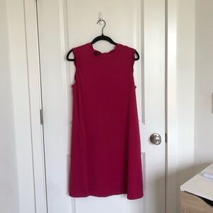 AB Studio Hot Pink Tank Dress Ruffle